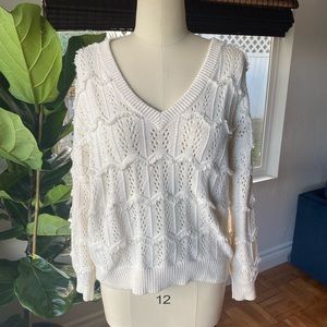 Madewell Fringe Detail Sweater